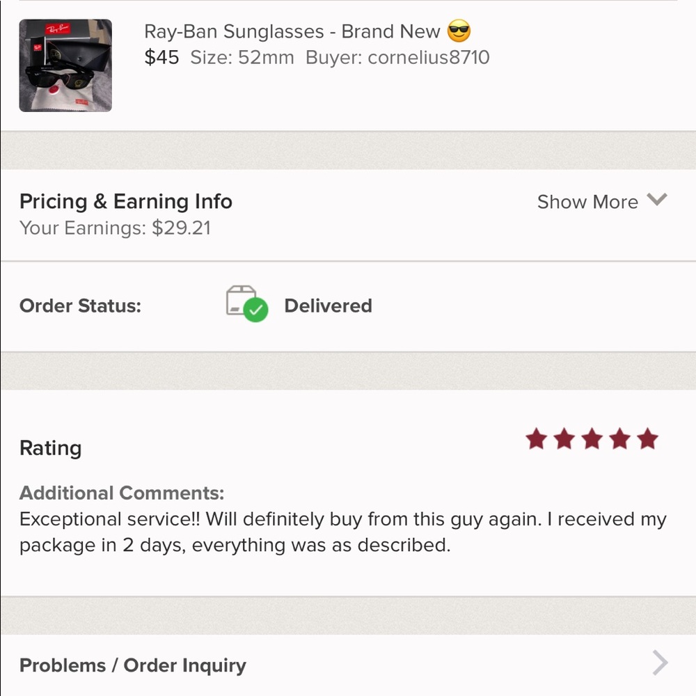 Ratings for @raybanman
